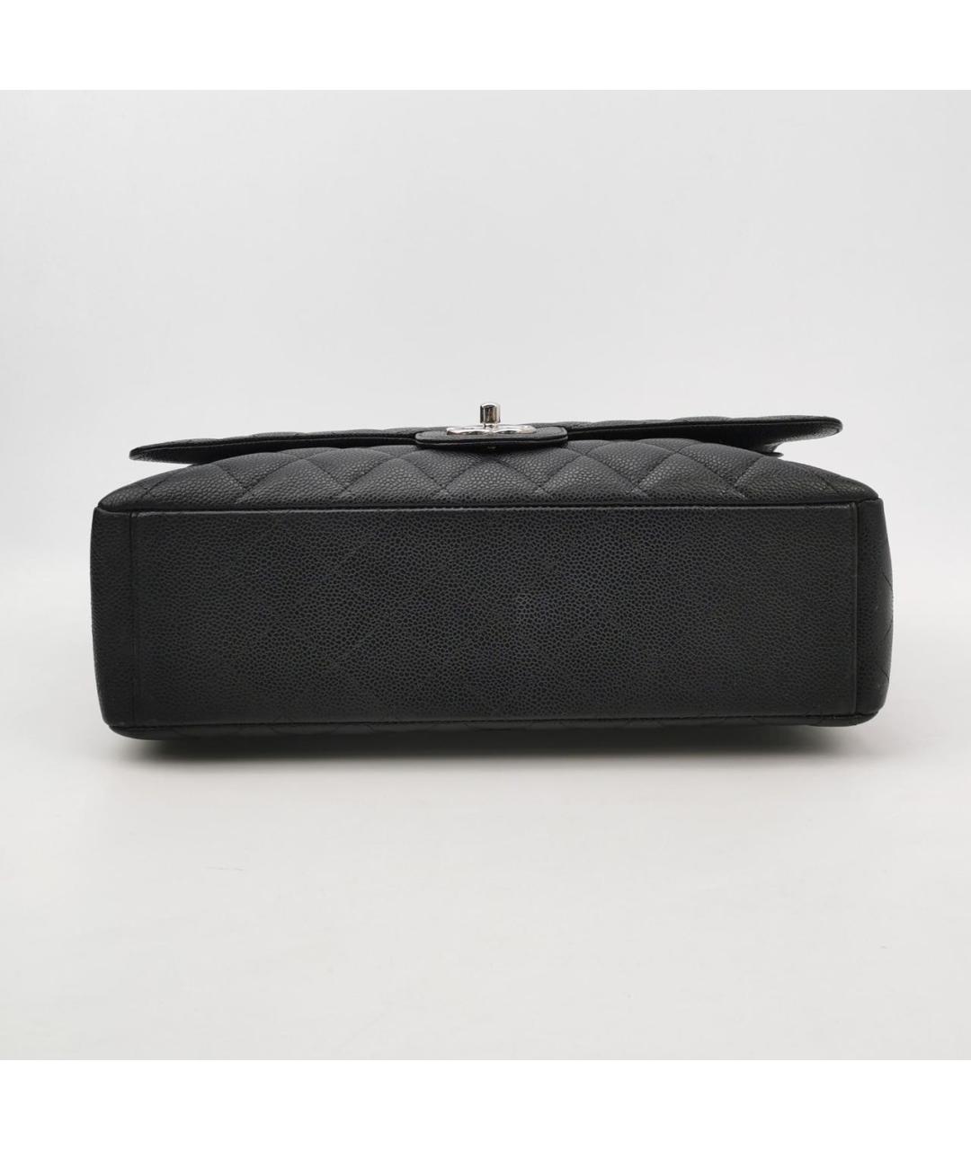 CHANEL Черная кожаная сумка через плечо, фото 5