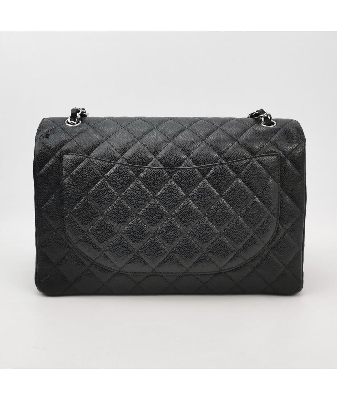 CHANEL Черная кожаная сумка через плечо, фото 4