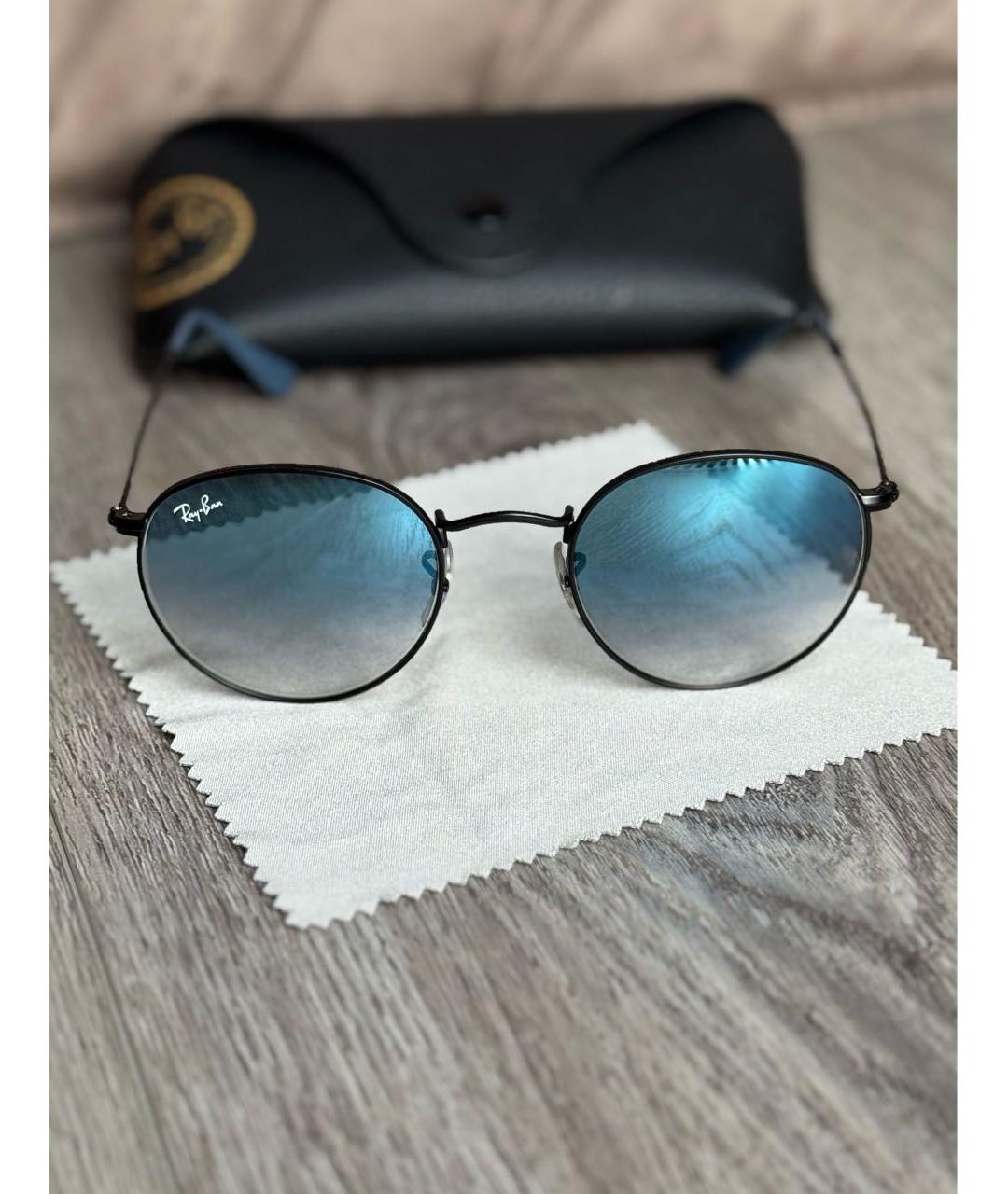 RAY BAN Мульти металлические солнцезащитные очки, фото 4