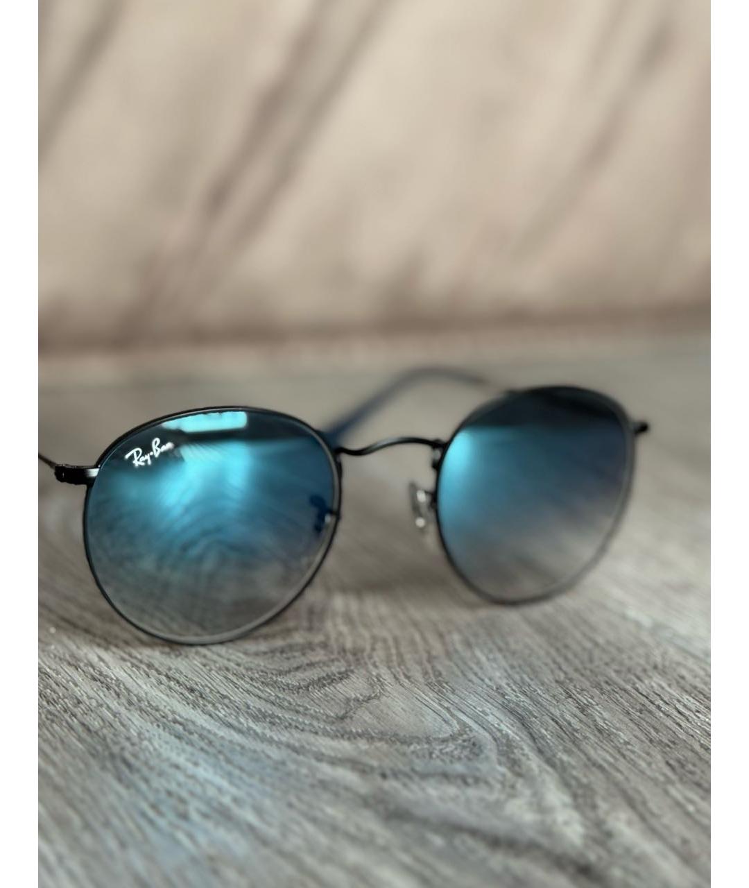 RAY BAN Мульти металлические солнцезащитные очки, фото 8