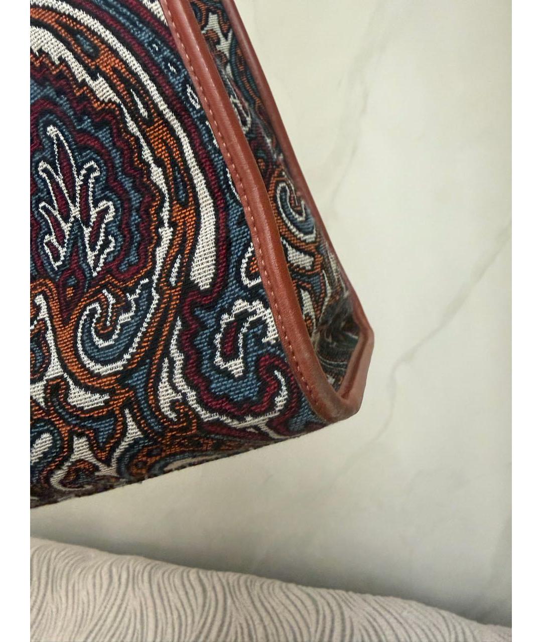 ETRO Мульти жаккардовая сумка тоут, фото 4
