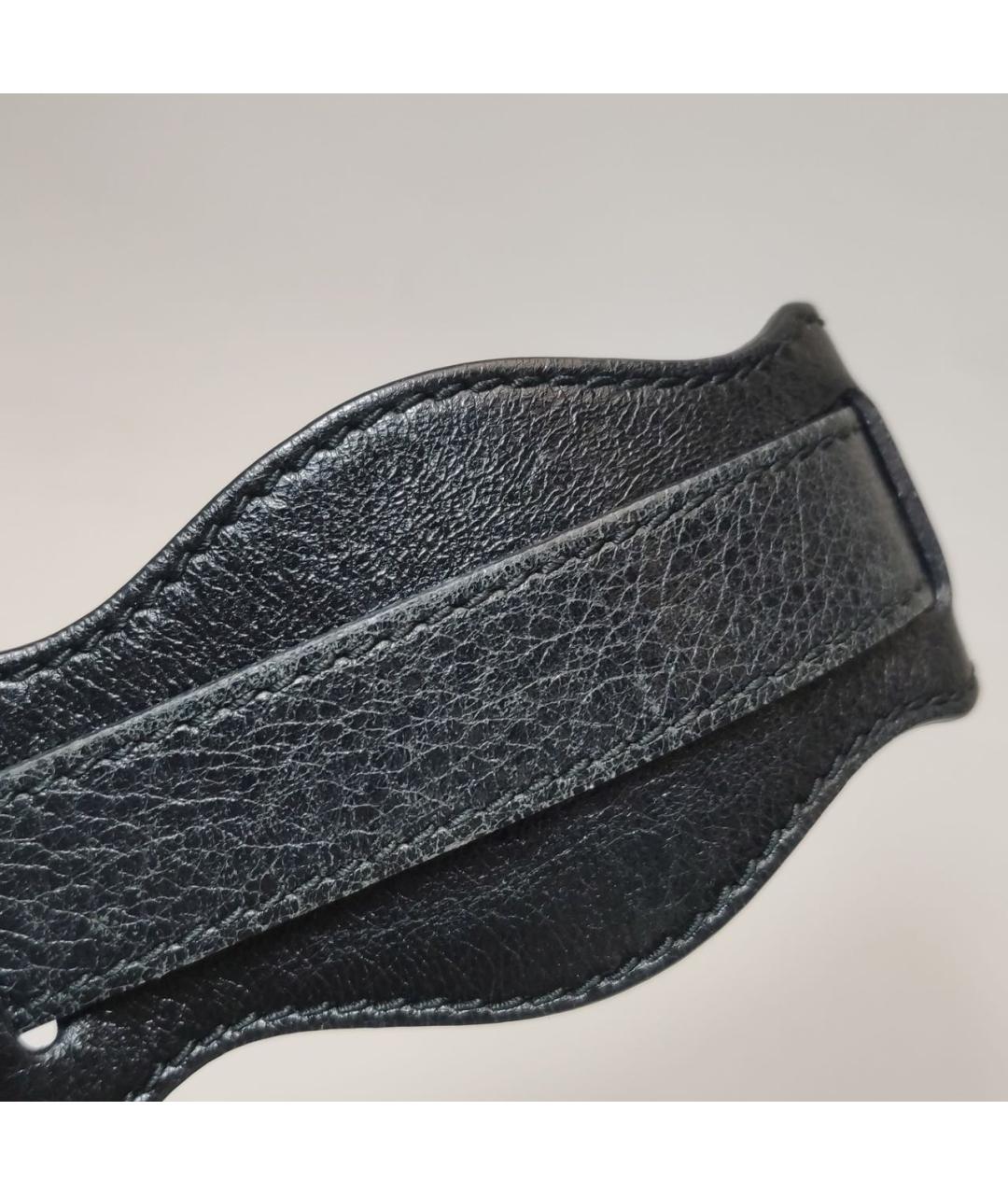 BALENCIAGA Черная кожаная сумка с короткими ручками, фото 8