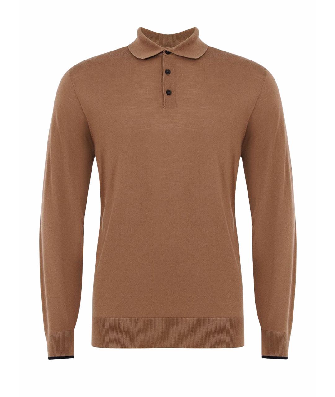 PESERICO Коричневый джемпер / свитер, фото 1