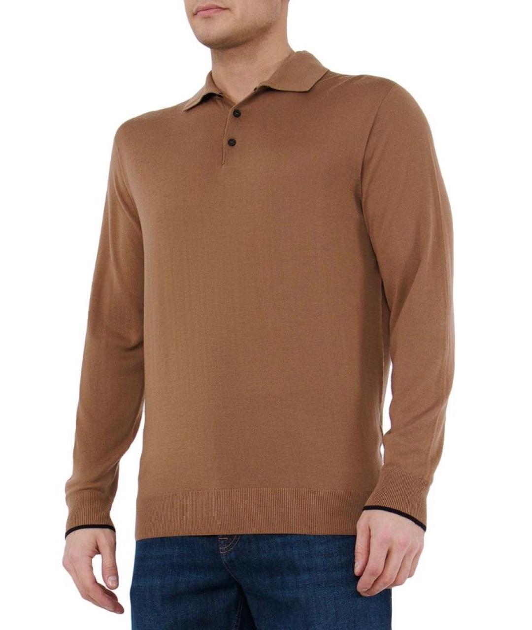 PESERICO Коричневый джемпер / свитер, фото 2