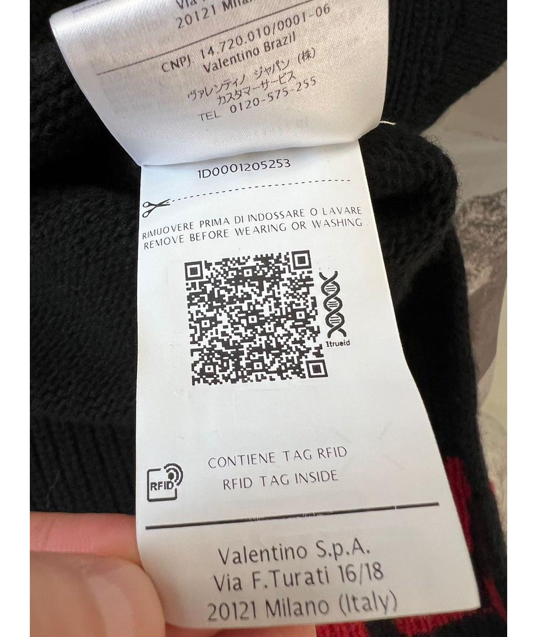 VALENTINO Черный джемпер / свитер, фото 8