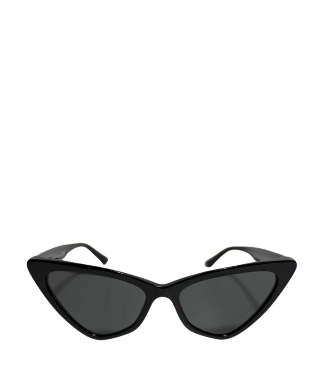 JIMMY CHOO Черные пластиковые солнцезащитные очки, фото 1