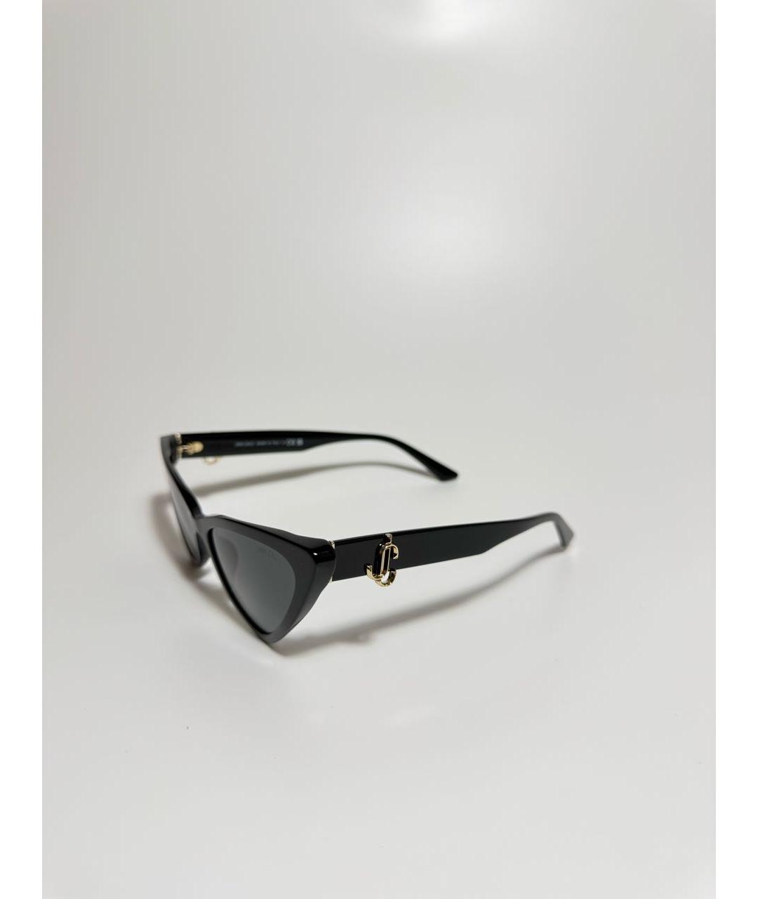 JIMMY CHOO Черные пластиковые солнцезащитные очки, фото 2
