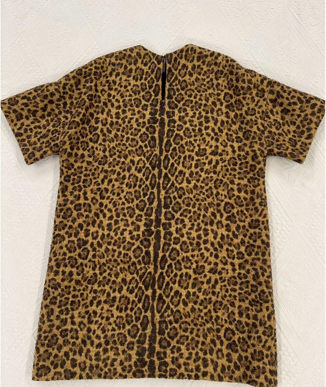 VALENTINO Горчичное повседневное платье, фото 9