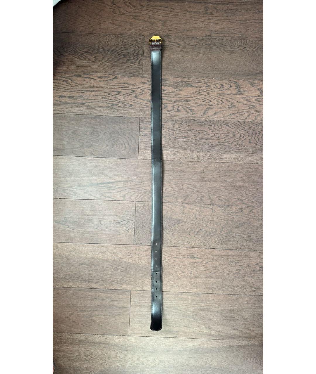 GUCCI Коричневый кожаный ремень, фото 5