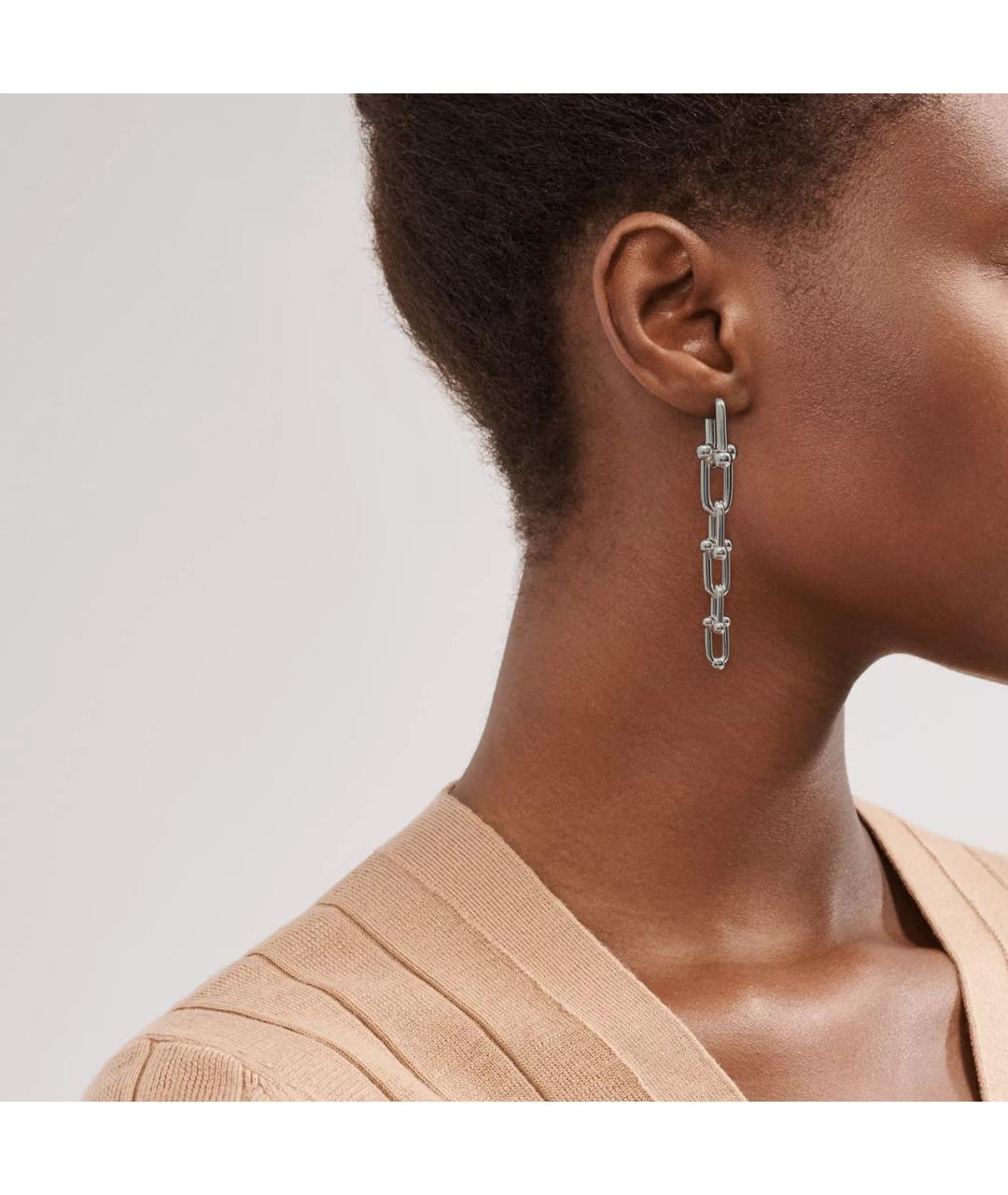 TIFFANY&CO Серебряные серебряные серьги, фото 2