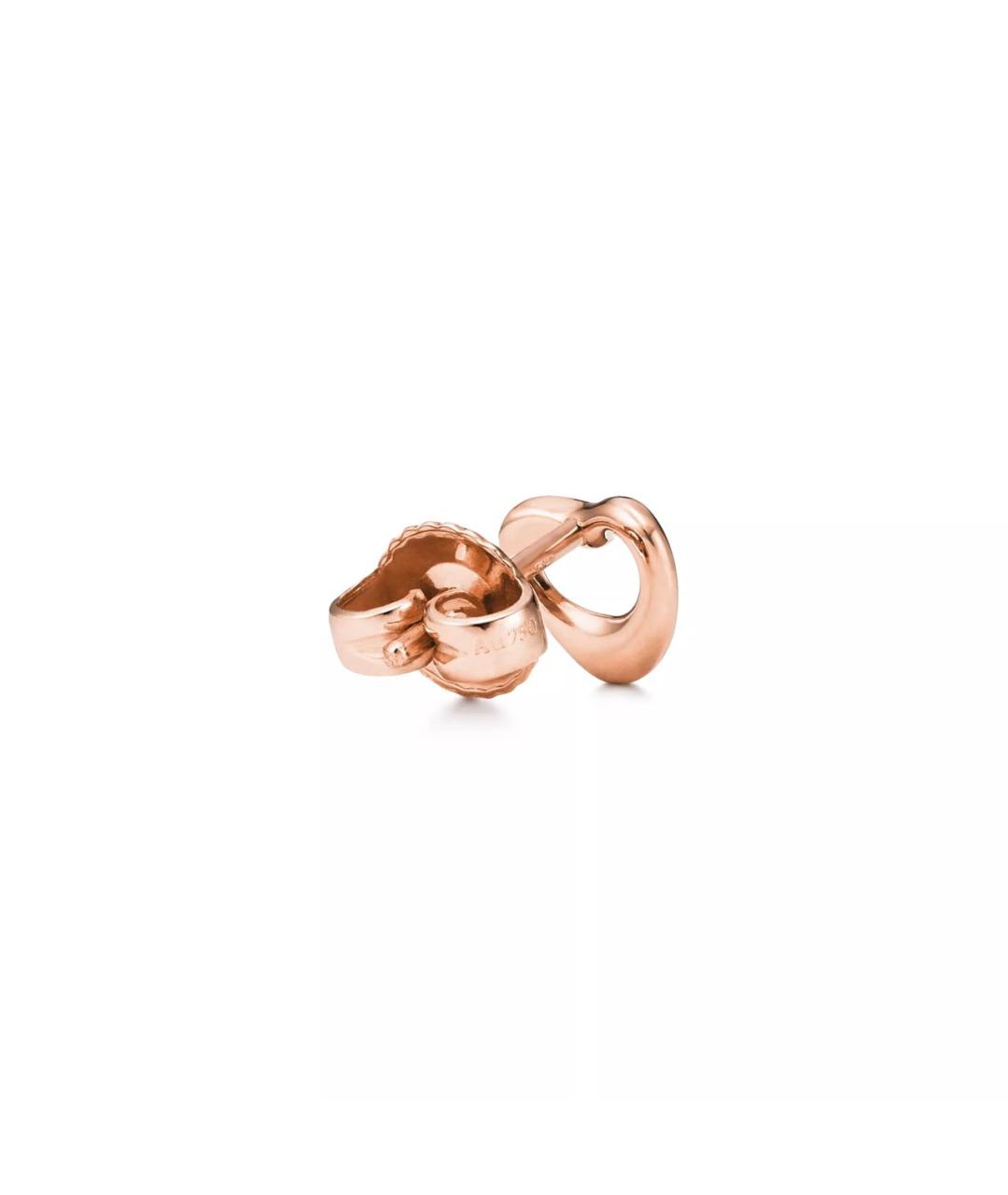 TIFFANY&CO Бежевые серьги из розового золота, фото 4