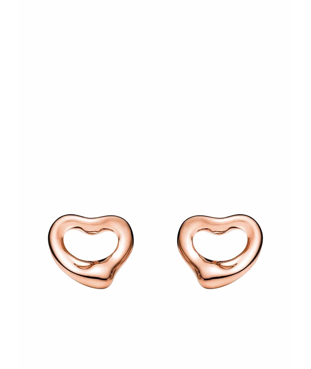 TIFFANY&CO Бежевые серьги из розового золота, фото 1