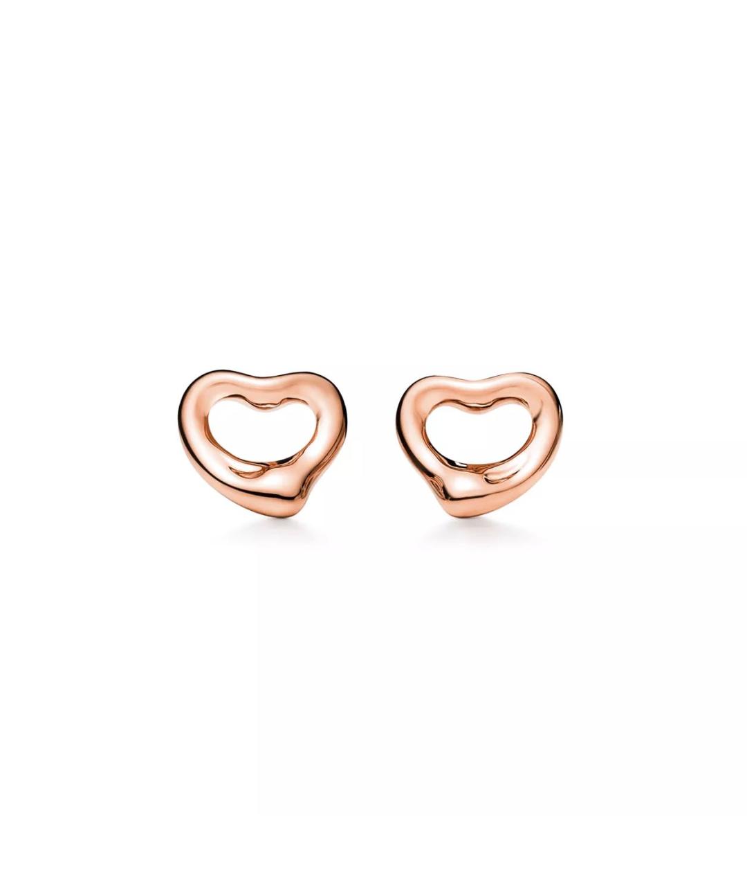 TIFFANY&CO Бежевые серьги из розового золота, фото 5