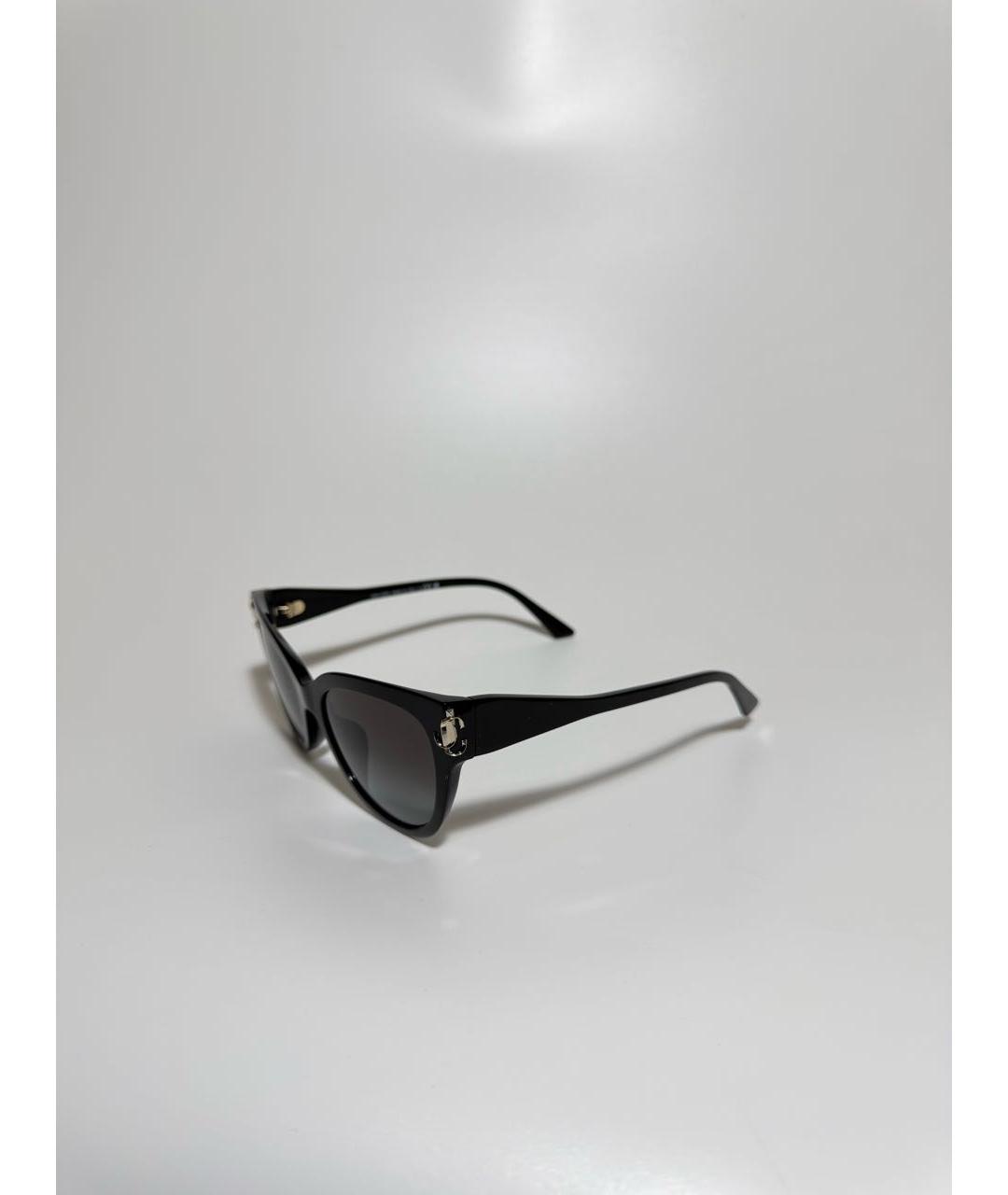 JIMMY CHOO Черные пластиковые солнцезащитные очки, фото 2