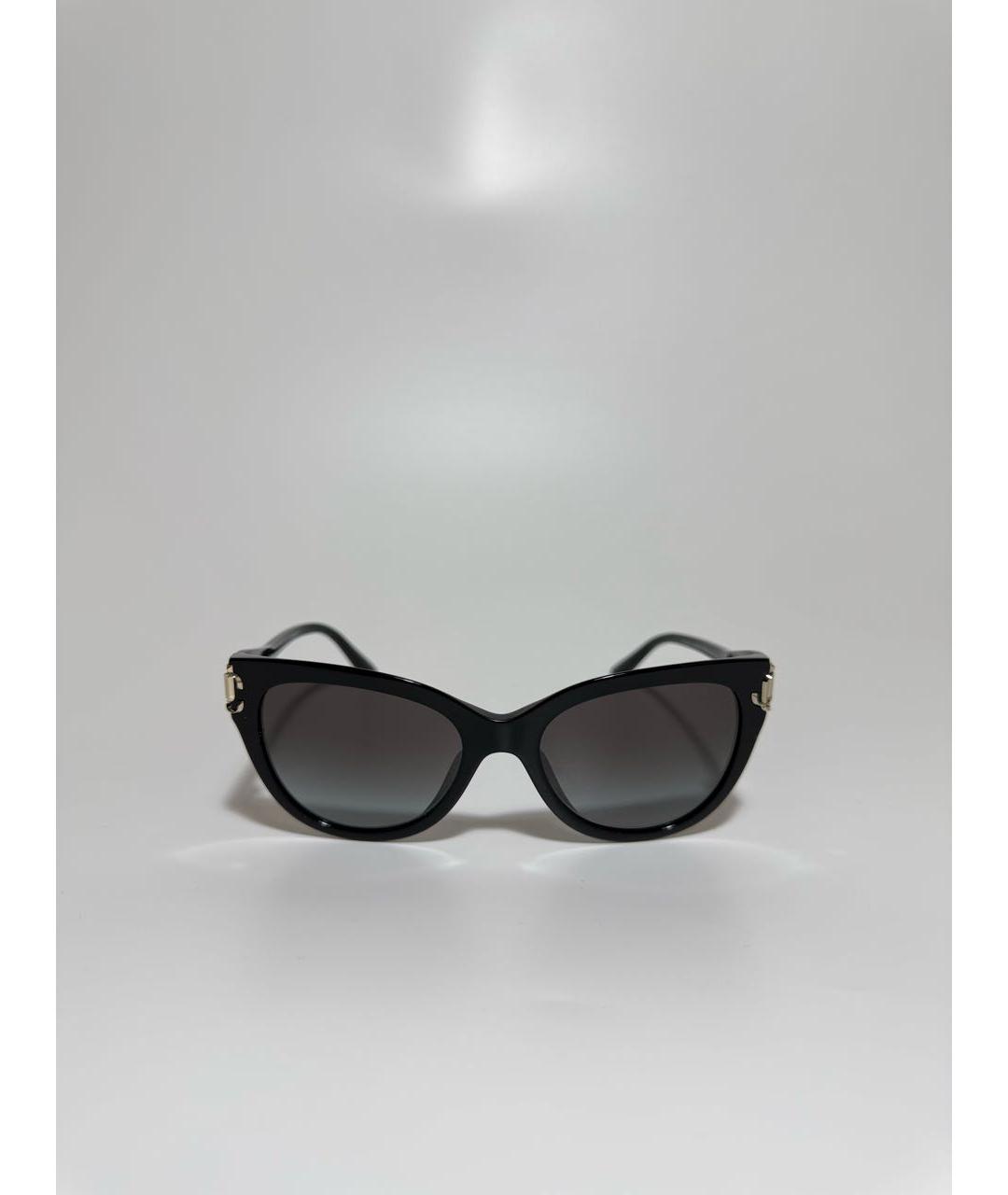 JIMMY CHOO Черные пластиковые солнцезащитные очки, фото 6