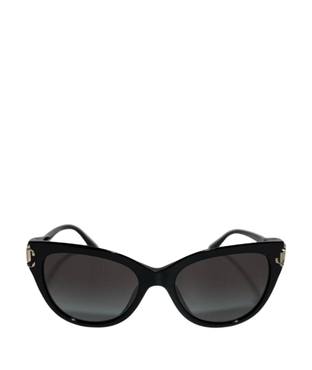 JIMMY CHOO Черные пластиковые солнцезащитные очки, фото 1