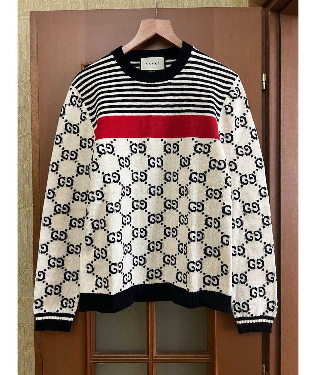 GUCCI Мульти хлопковый джемпер / свитер, фото 6