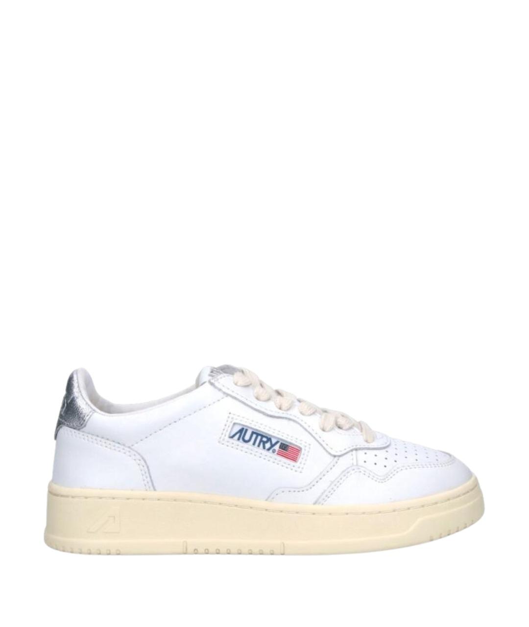 AUTRY Белые кожаные кеды, фото 1