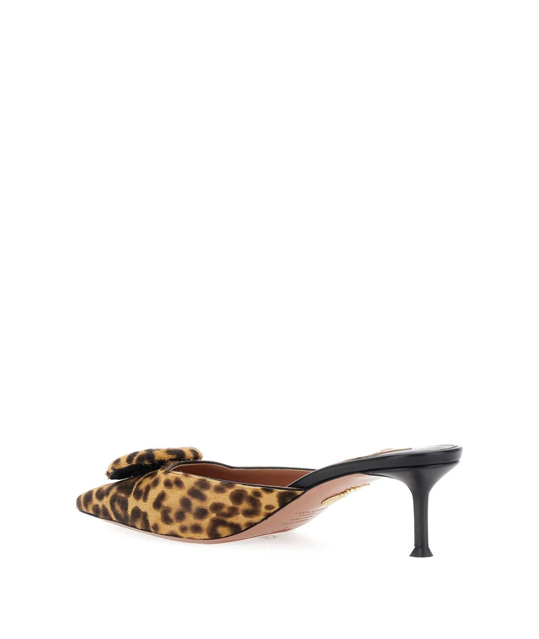 AQUAZZURA Мульти кожаные мюли, фото 3
