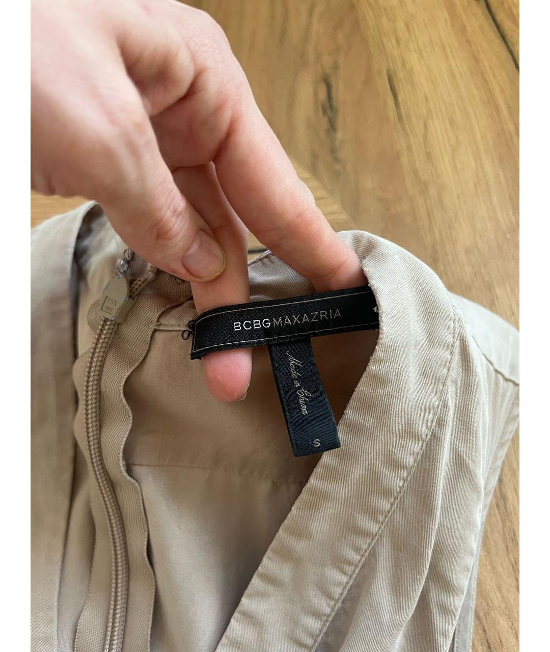 BCBG MAXAZRIA Бежевый комбинезон, фото 3