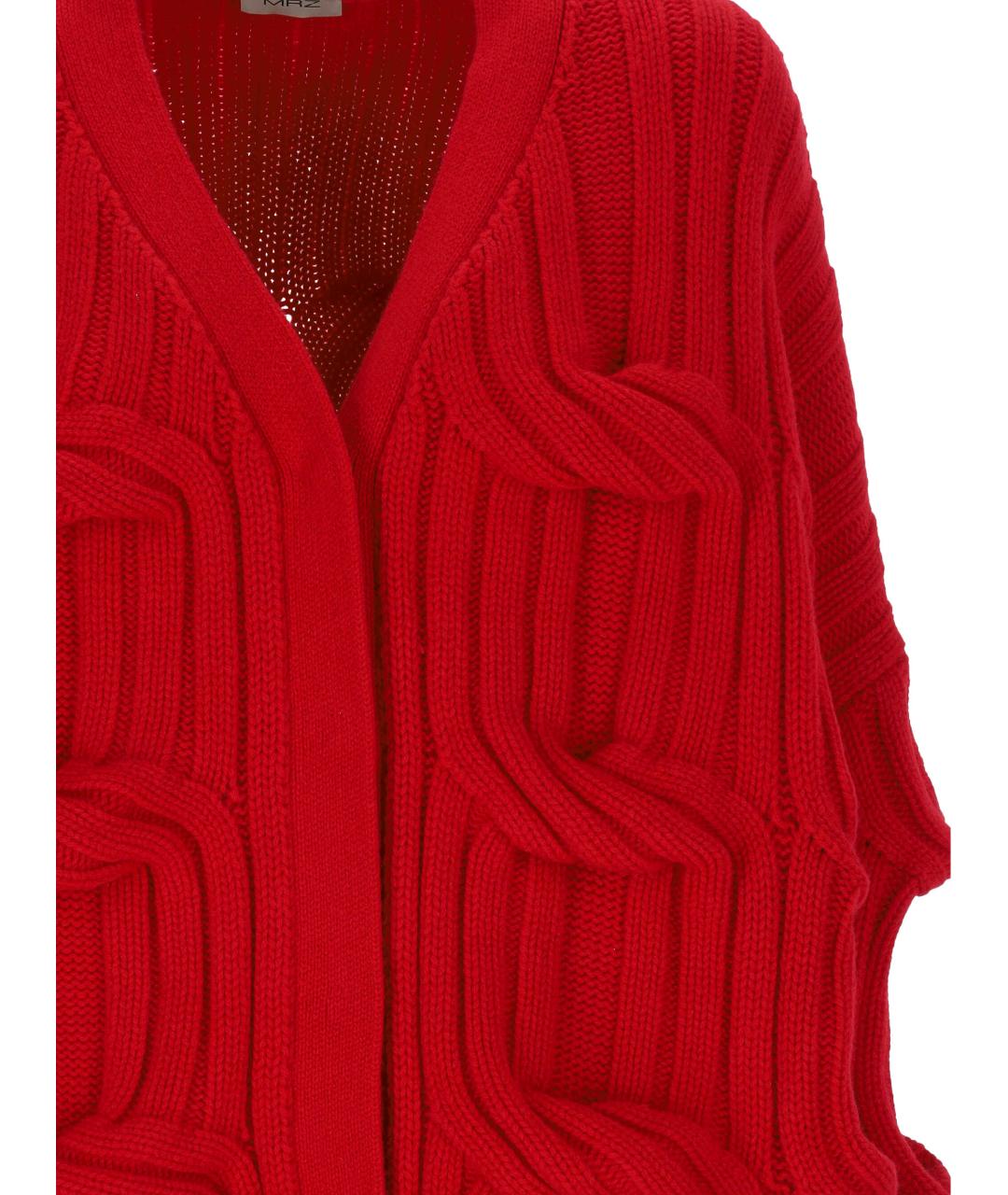 MRZ Красный шерстяной кардиган, фото 2