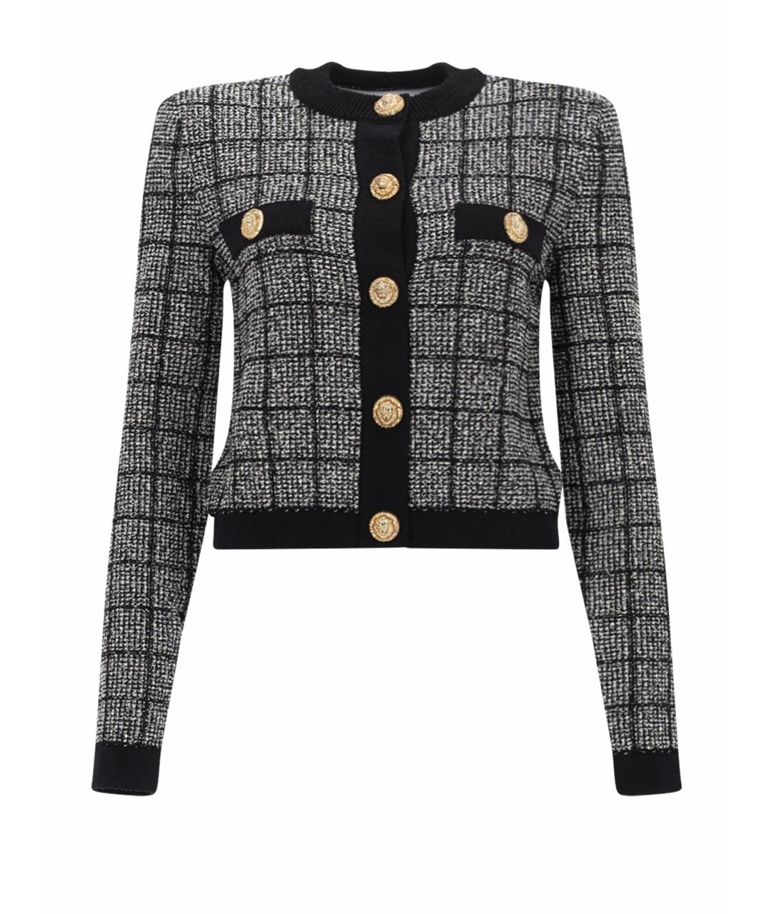 BALMAIN Черный кардиган, фото 1