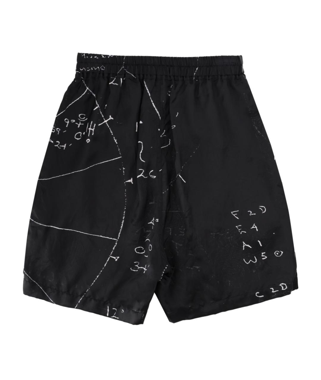 RICK OWENS Черные вискозные шорты, фото 2