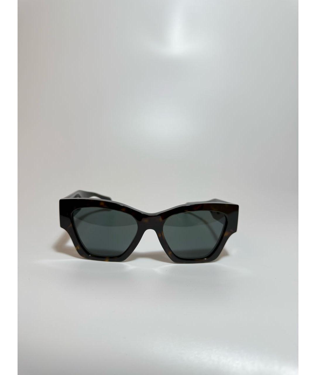 VERSACE Черные пластиковые солнцезащитные очки, фото 6