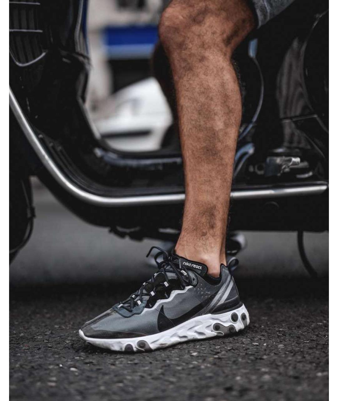 NIKE Черные низкие кроссовки / кеды, фото 7