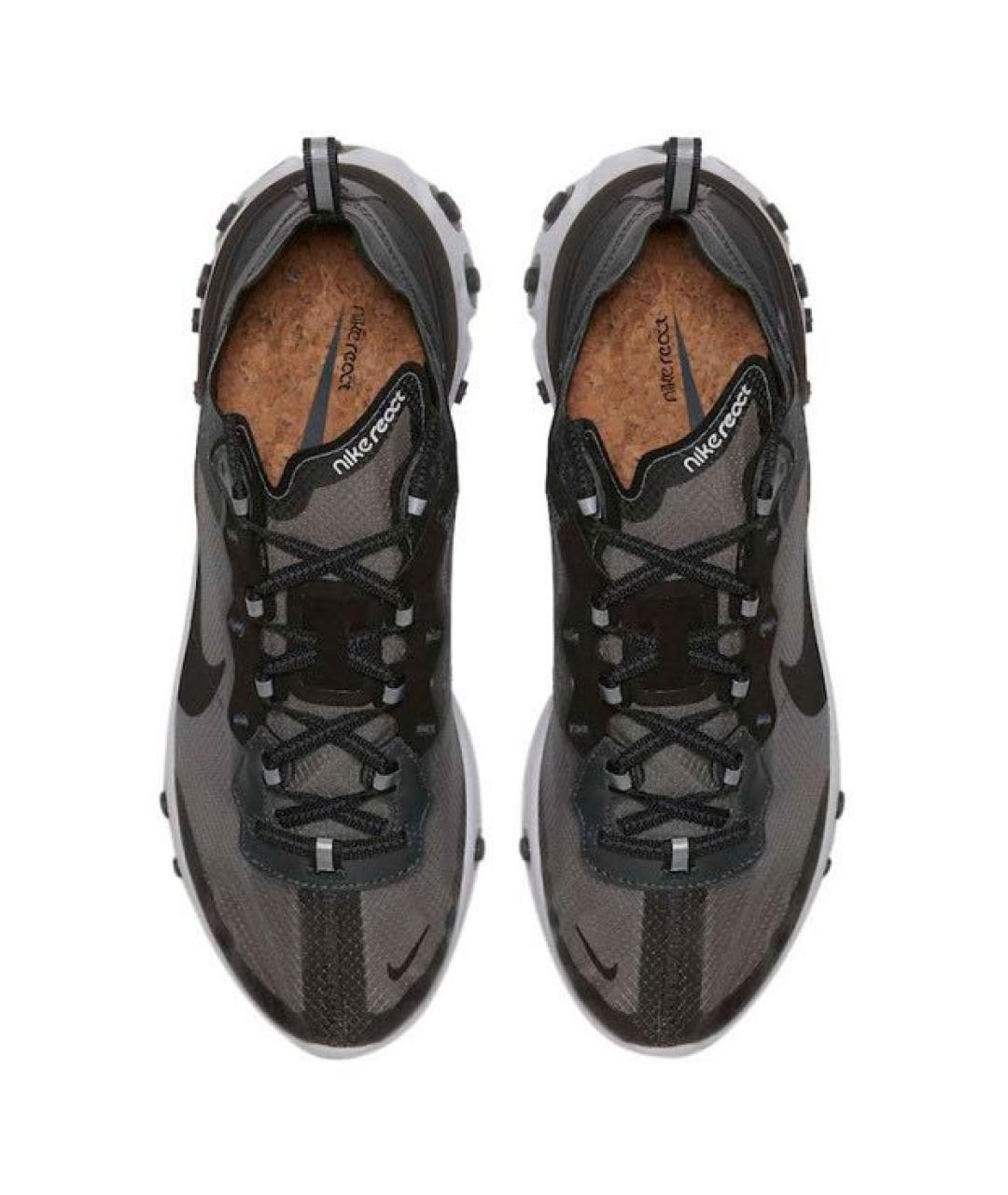 NIKE Черные низкие кроссовки / кеды, фото 4