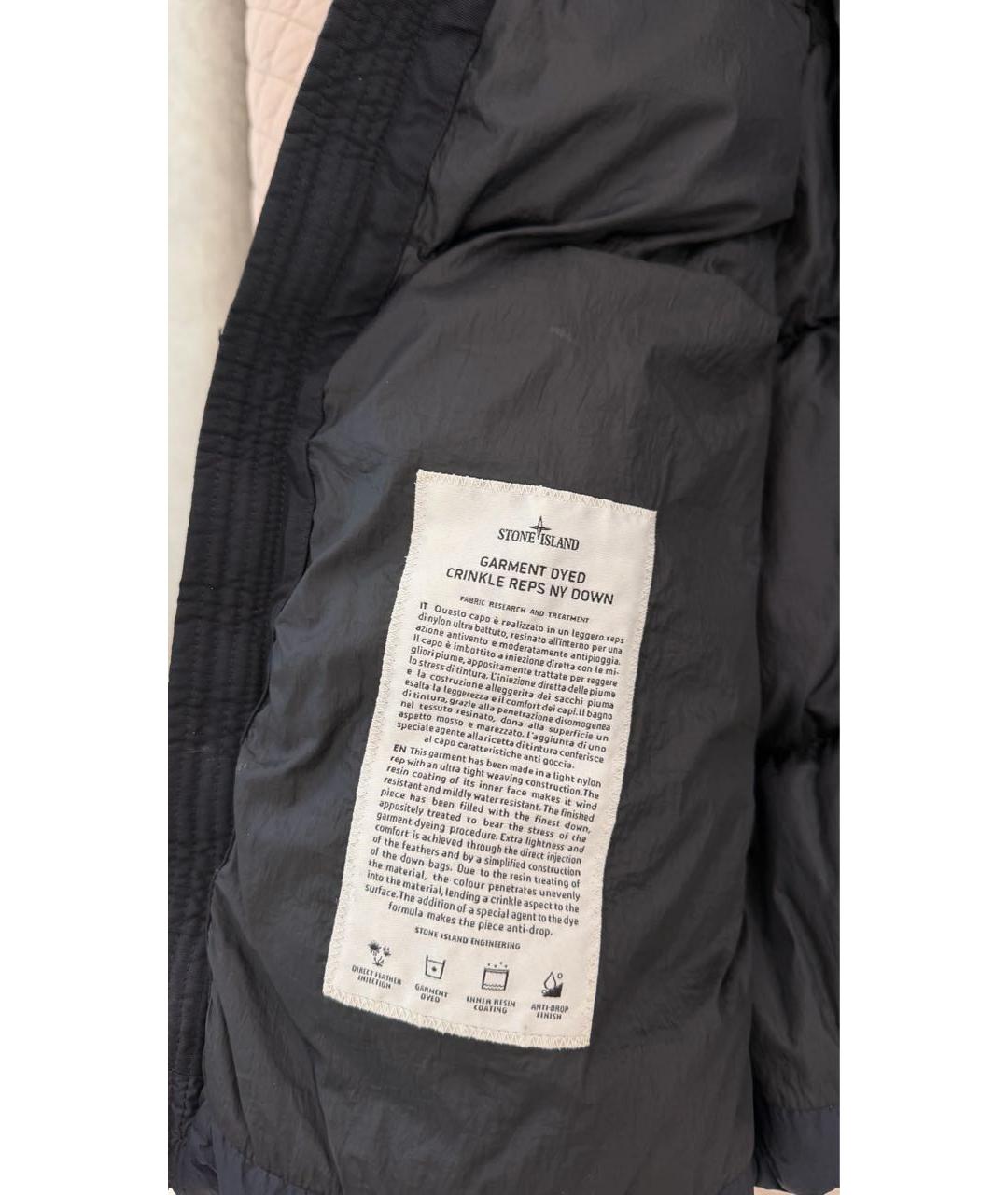 STONE ISLAND Черная куртка, фото 2