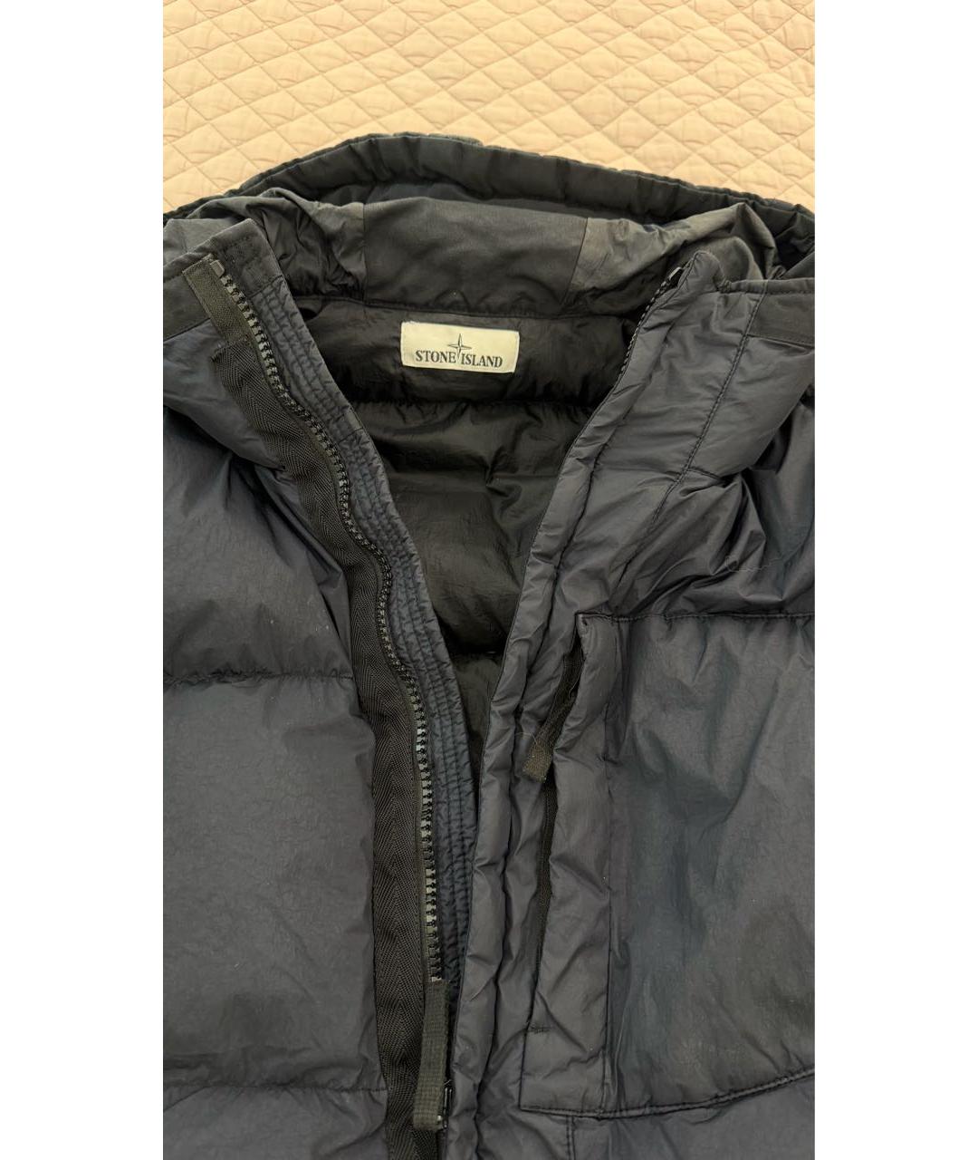 STONE ISLAND Черная куртка, фото 3