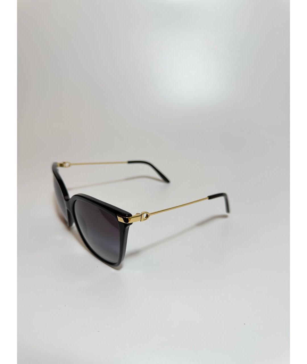 RALPH LAUREN Черные пластиковые солнцезащитные очки, фото 2