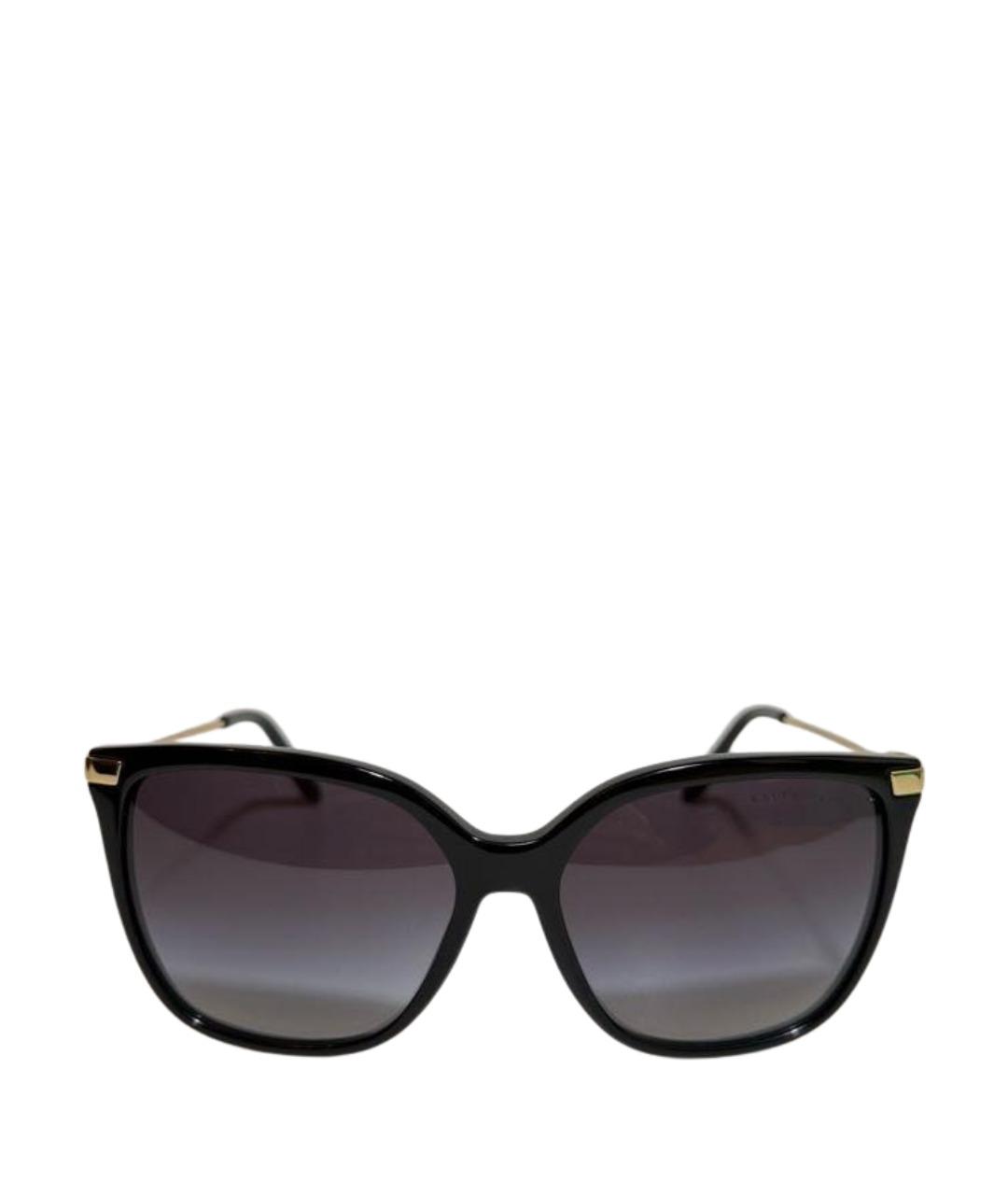 RALPH LAUREN Черные пластиковые солнцезащитные очки, фото 1