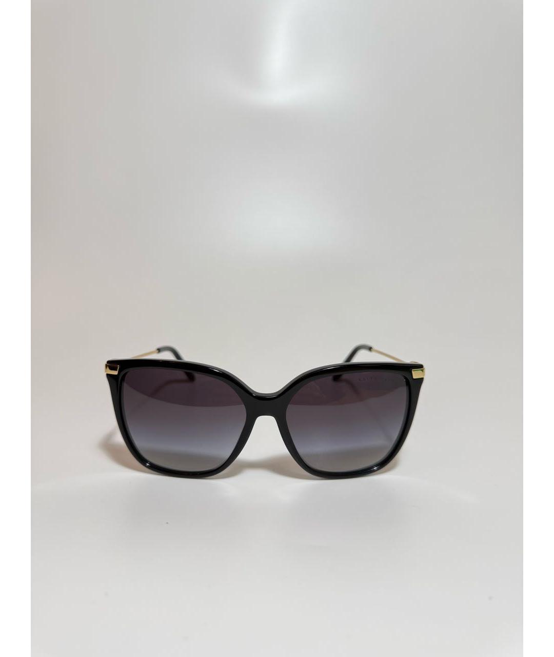 RALPH LAUREN Черные пластиковые солнцезащитные очки, фото 5