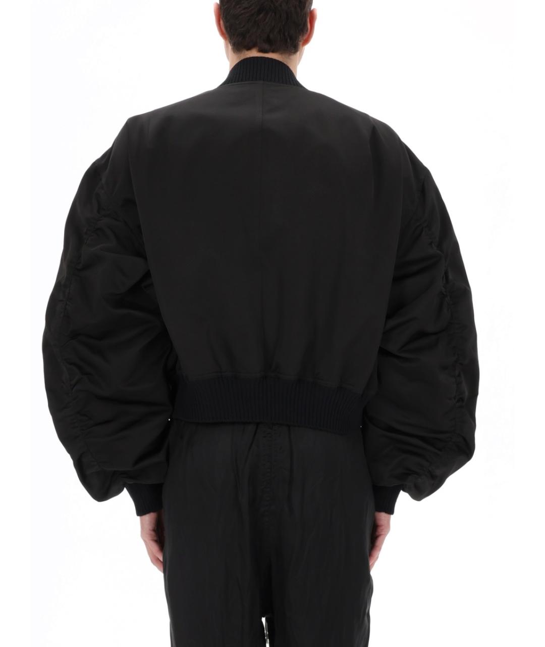 RICK OWENS Черная полиэстеровая куртка, фото 2