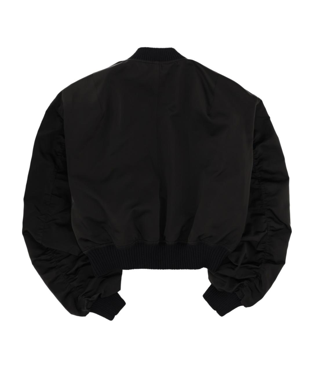 RICK OWENS Черная полиэстеровая куртка, фото 4