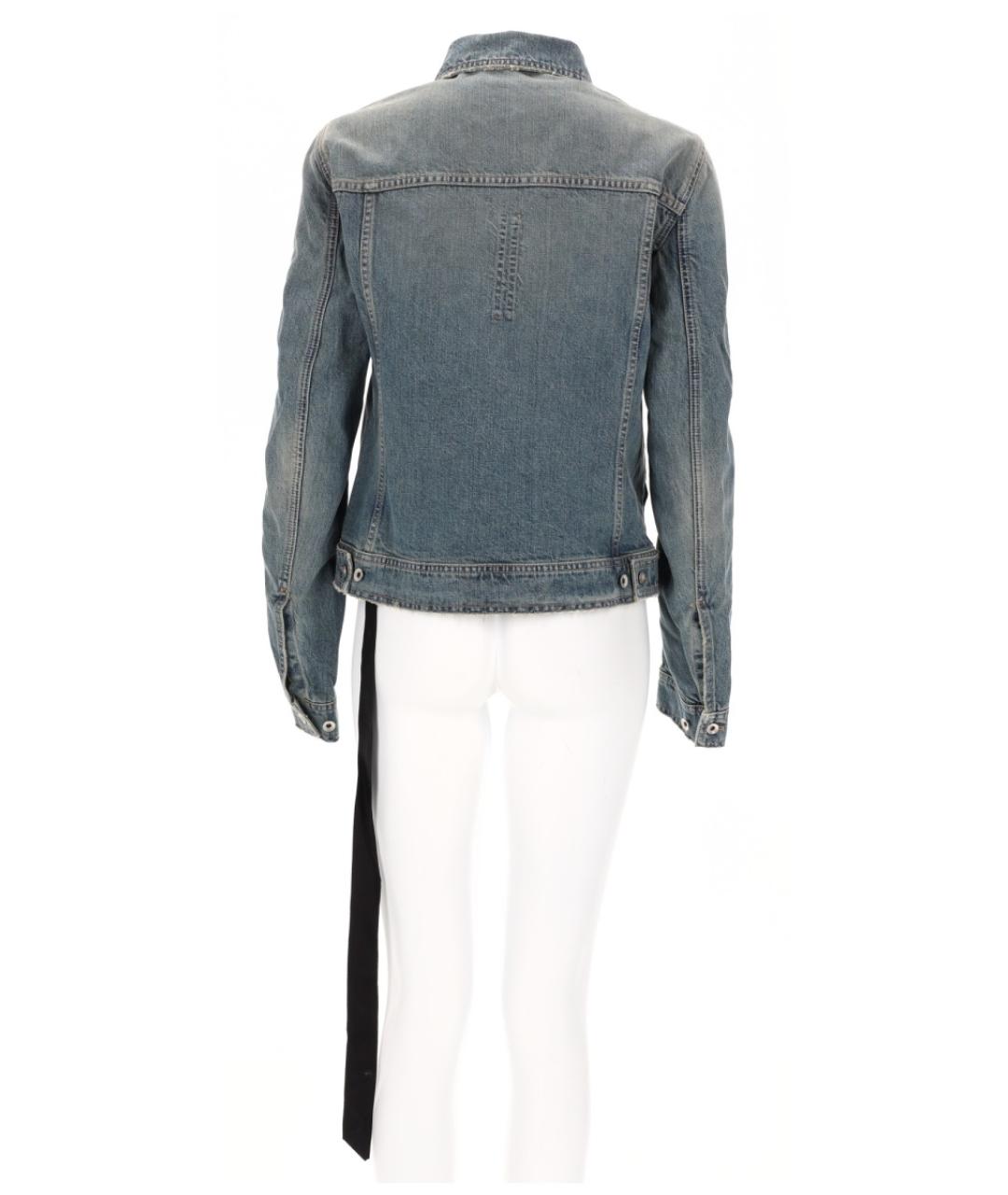 RICK OWENS DRKSHDW Синяя хлопковая куртка, фото 2