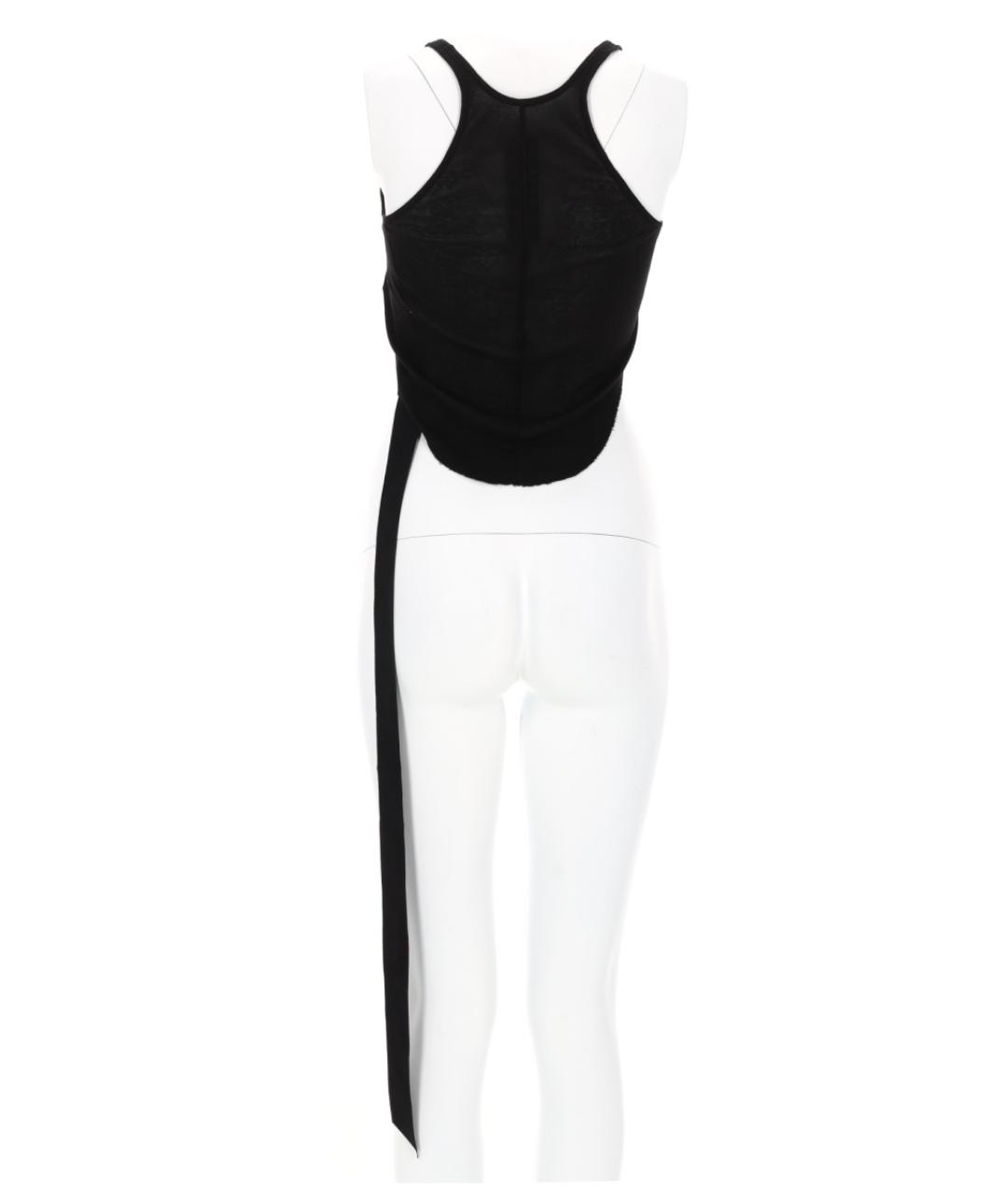 RICK OWENS DRKSHDW Черная хлопковая майка, фото 3