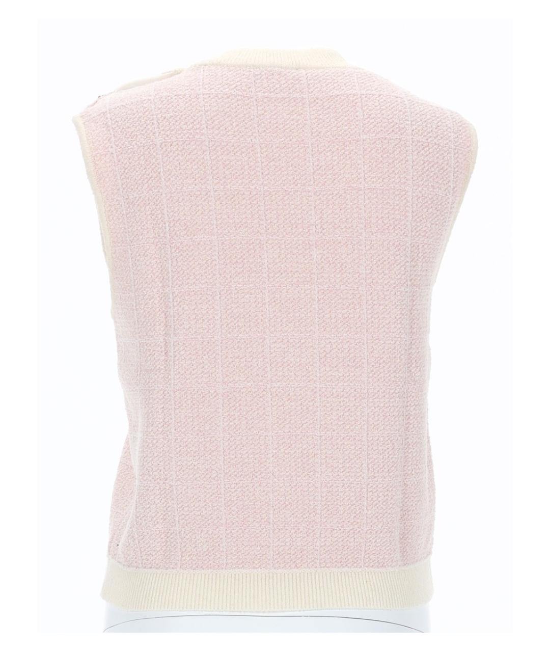 BALMAIN Розовая хлопковая жилетка, фото 2