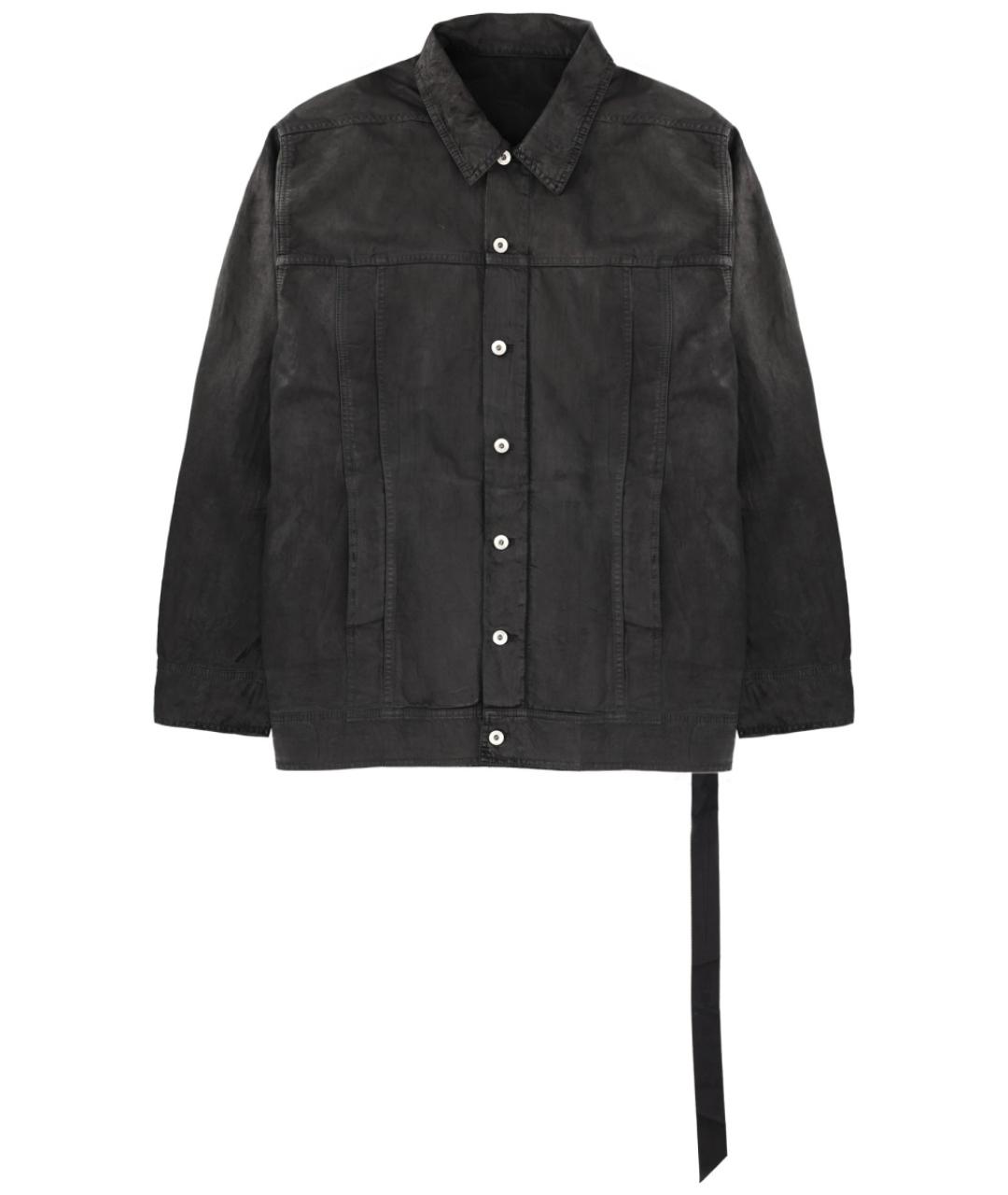 RICK OWENS DRKSHDW Черная хлопковая куртка, фото 1