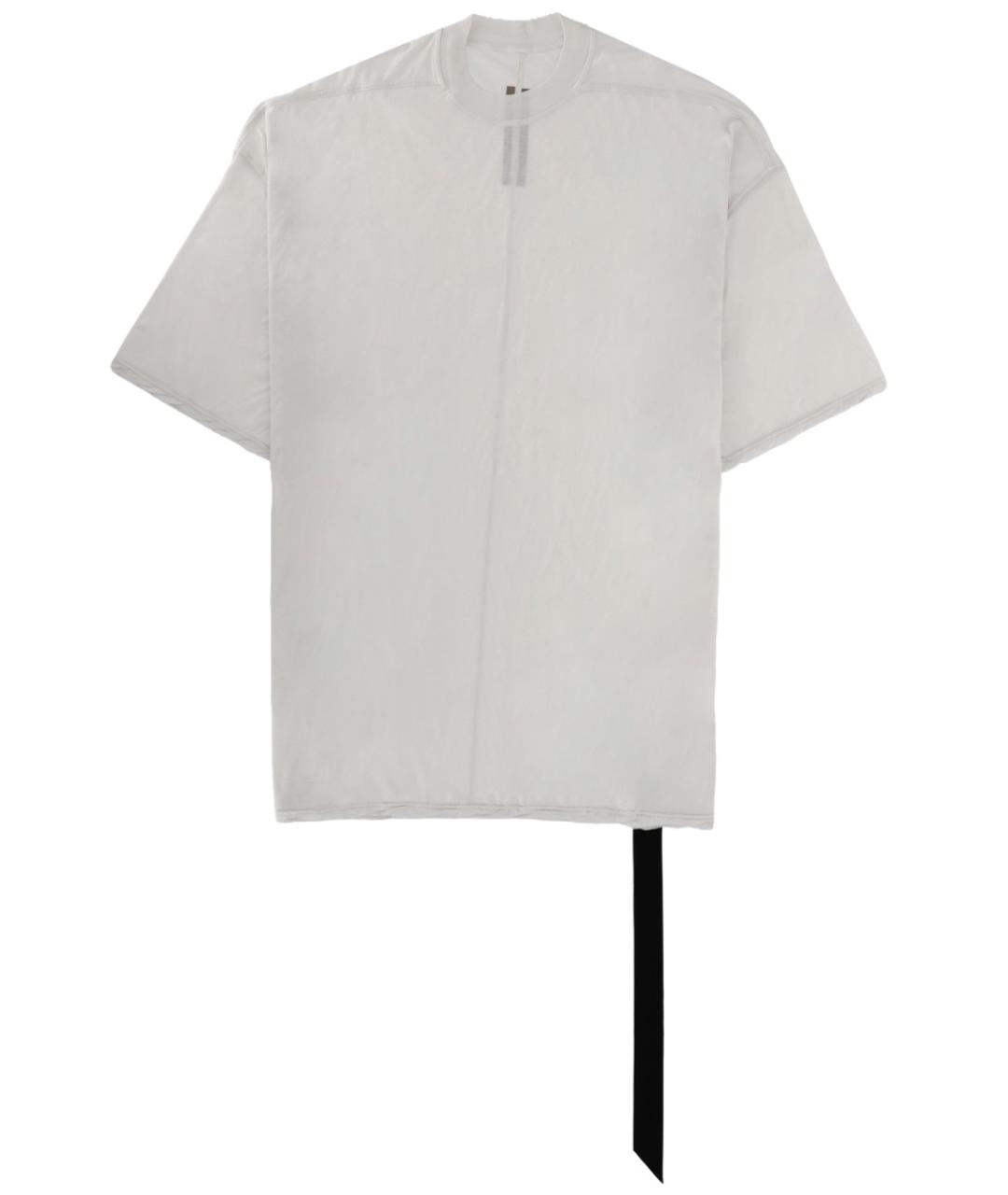 RICK OWENS DRKSHDW Белая хлопковая футболка, фото 1