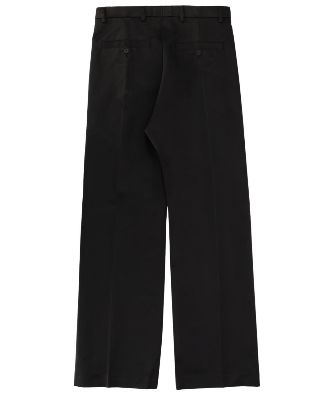 RICK OWENS Черные полиэстеровые повседневные брюки, фото 2