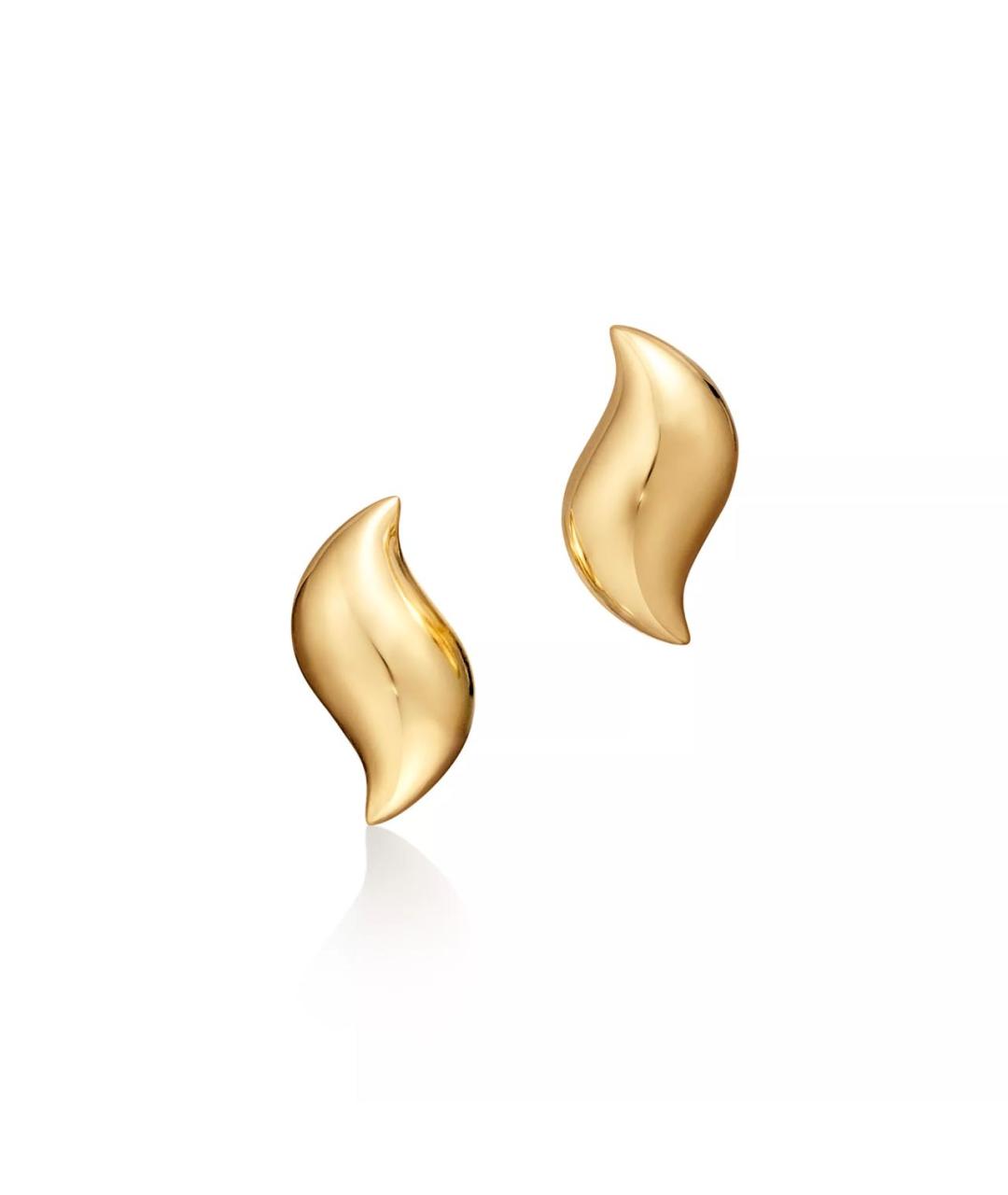 TIFFANY&CO Желтые серьги из желтого золота, фото 5