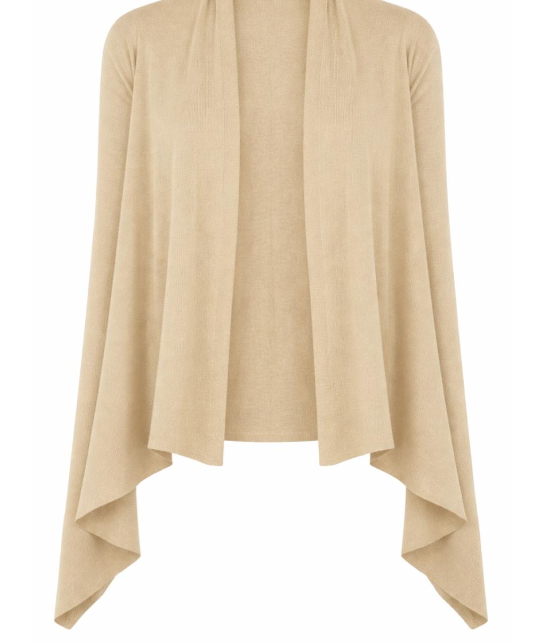 RICK OWENS Бежевый шерстяной кардиган, фото 1