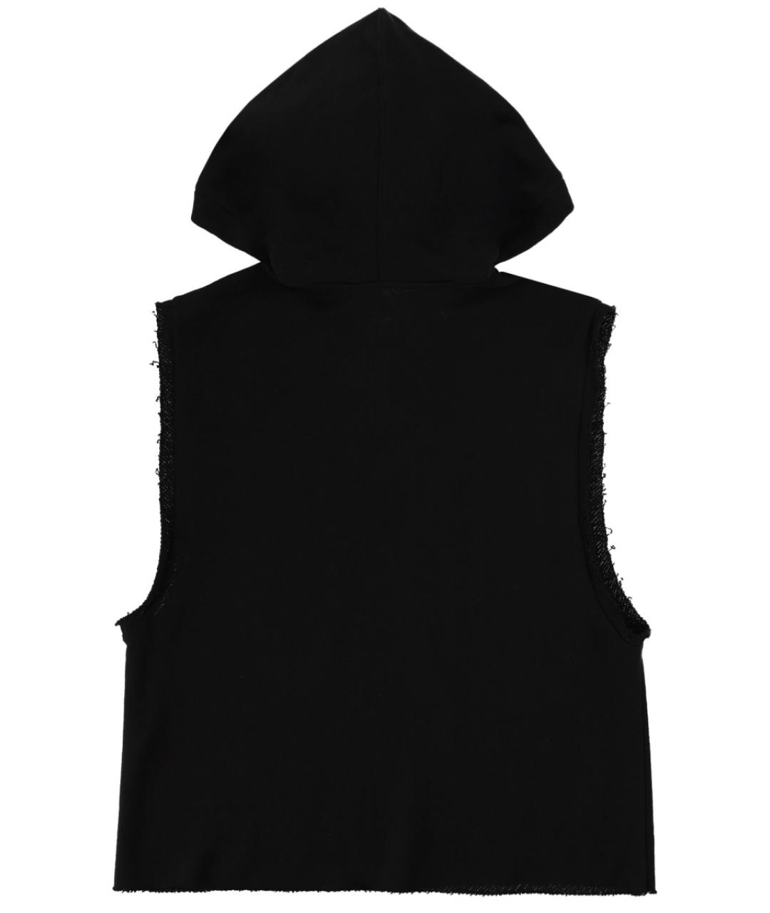 RICK OWENS Черная хлопковая майка, фото 2