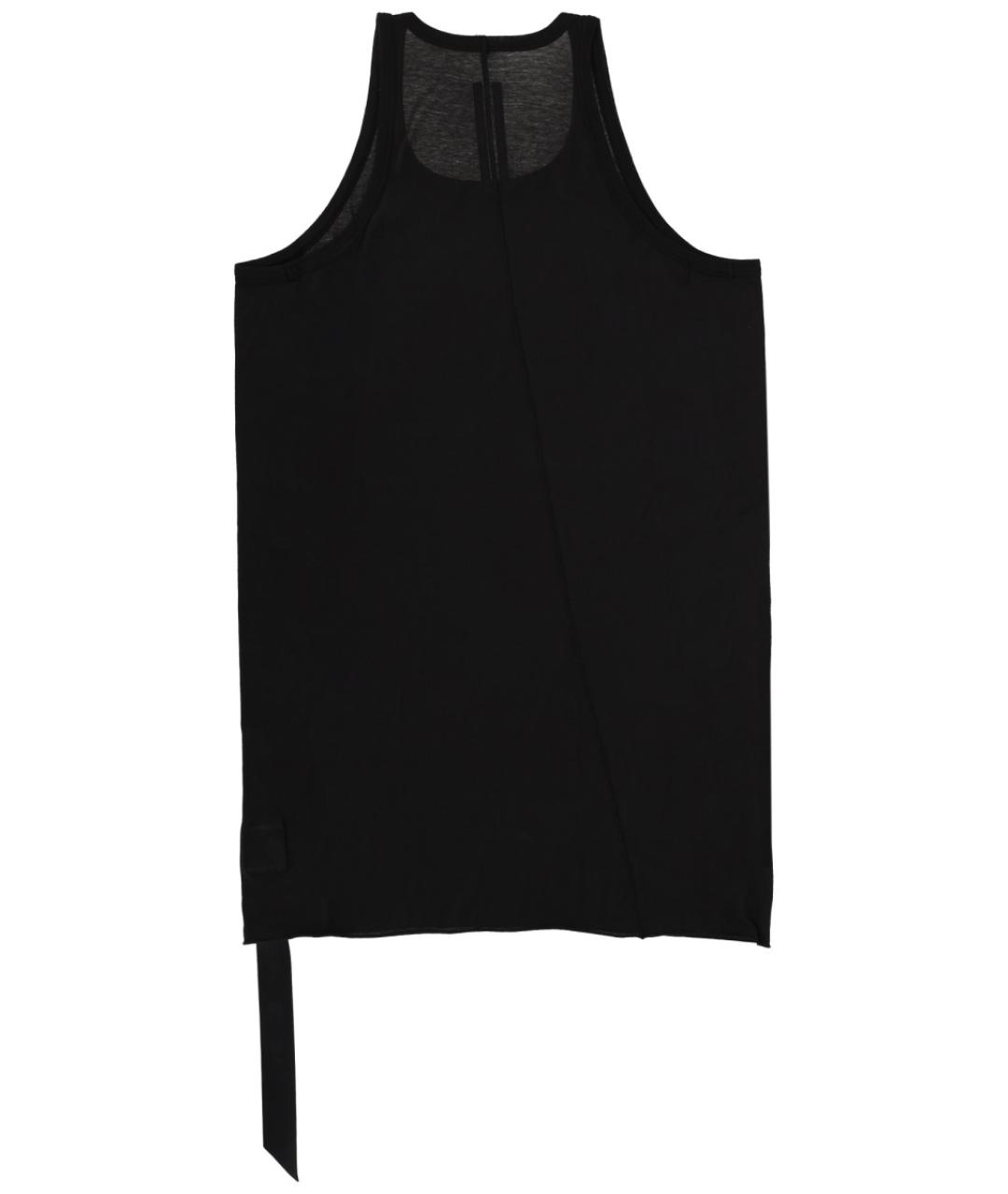 RICK OWENS DRKSHDW Черная хлопковая майка, фото 2