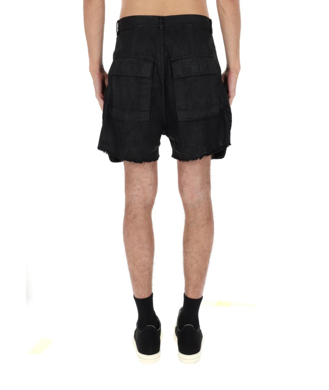 RICK OWENS DRKSHDW Черные хлопковые шорты, фото 5