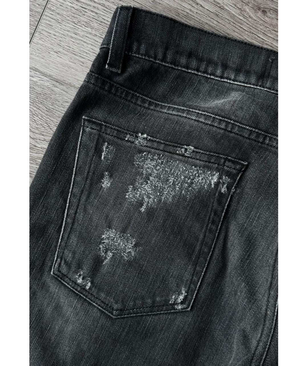 DOLCE&GABBANA Серые хлопко-эластановые джинсы скинни, фото 8