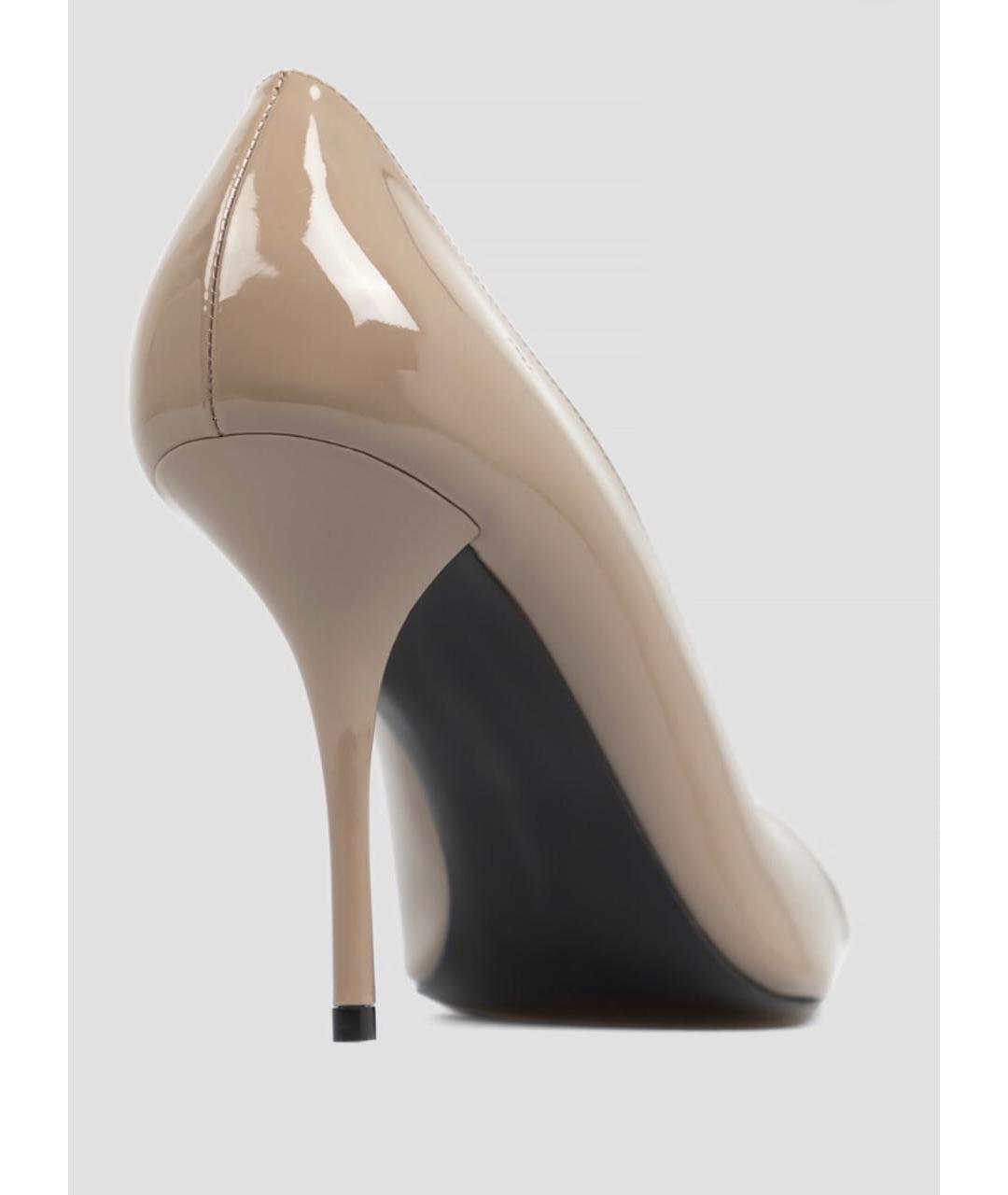 ALAIA Бежевые кожаные туфли, фото 4